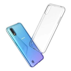 Helmet Case TPU Soft Samsung A01, Clear