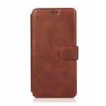 Helmet Case TPU Leather Nylon Samsung A10S, Brown/Red