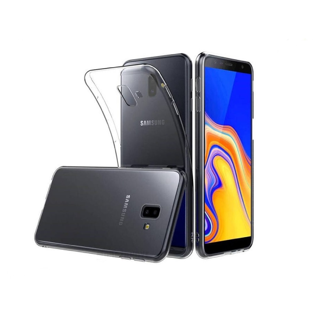 Helmet Case TPU Samsung J6 Plus, Clear - Image 2