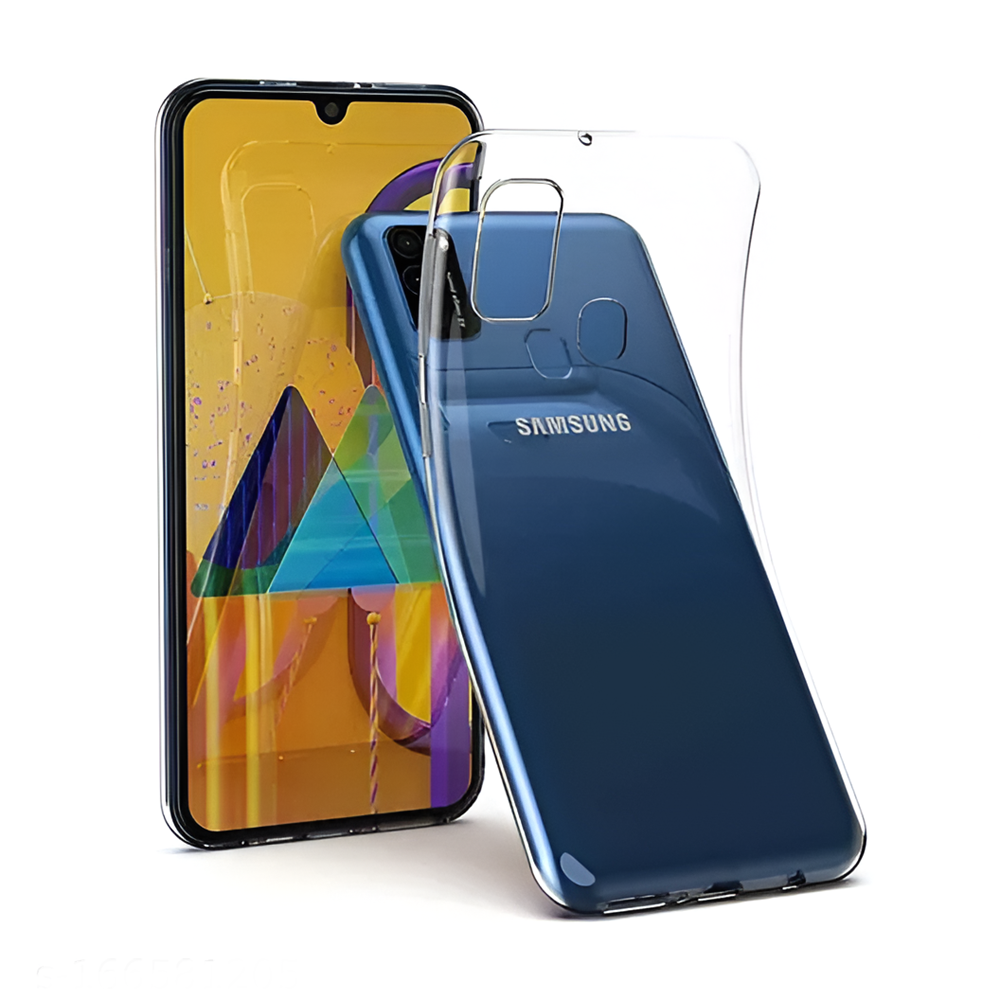 Helmet Case TPU Soft Samsung M21, Clear - Image 3