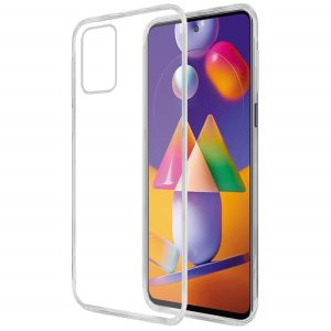 Helmet Case TPU Soft Samsung M31S, Clear