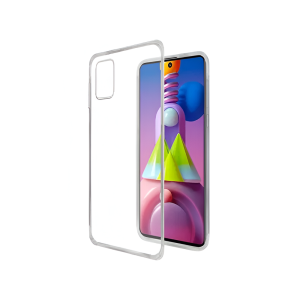 Helmet Case TPU Soft Samsung M51, Clear