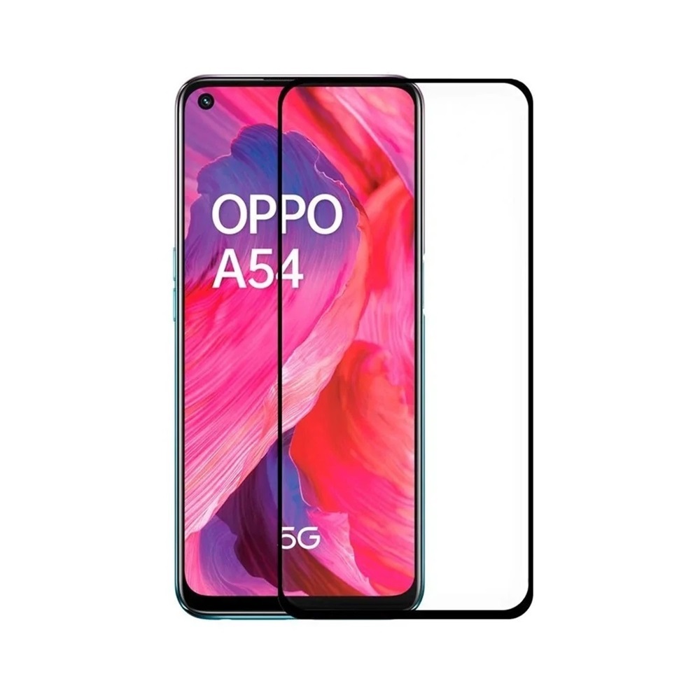 Helmet Diamond Glass 4D OPPO A54, Black