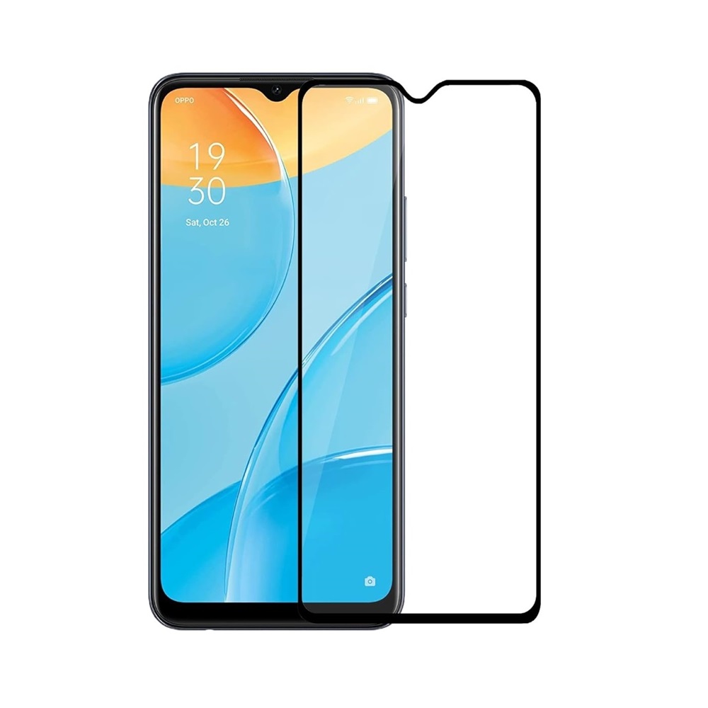 Helmet Diamond Glass 4D Oppo A15/A15s/A16/A16s, Black - Image 2