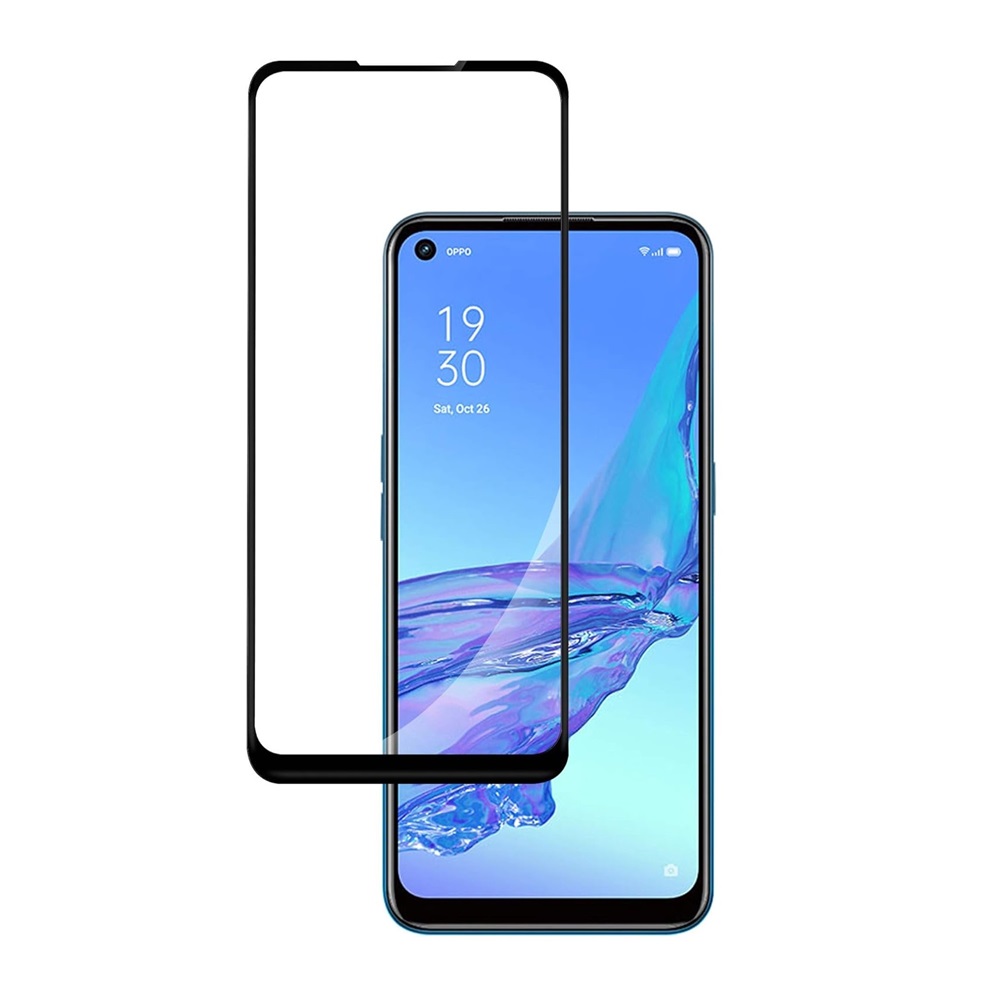 Helmet Diamond Glass 4D Oppo A53, Black - Image 2