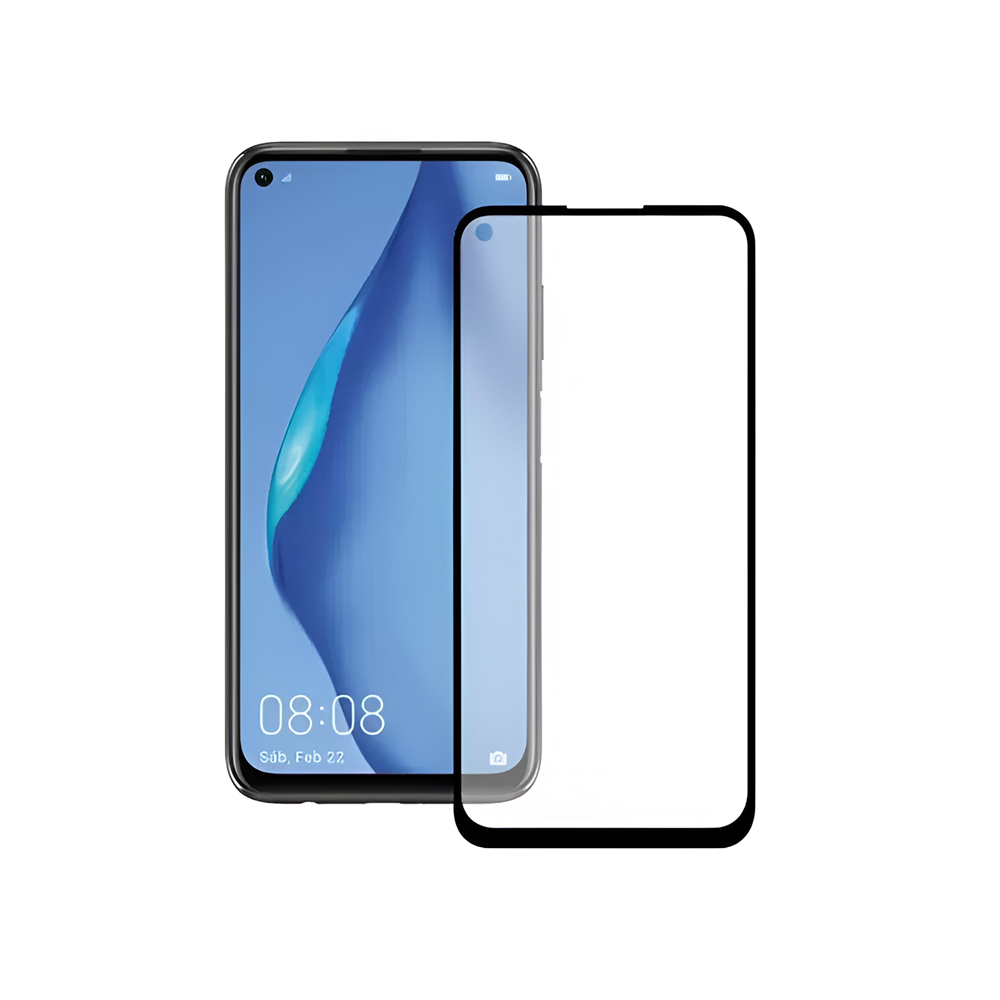 Helmet Diamond Glass 4D Huawei P40 Lite, Black