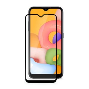 Helmet Diamond Glass 4D Samsung A01, Black