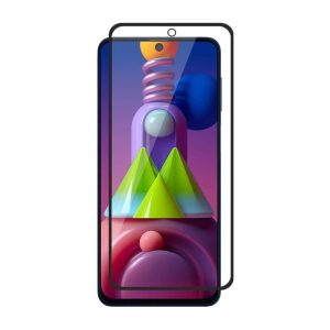 Helmet Diamond Glass 4D Samsung M51, Black