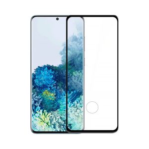 Helmet Diamond Glass 4D Full Glue Samsung S20 Plus, Black