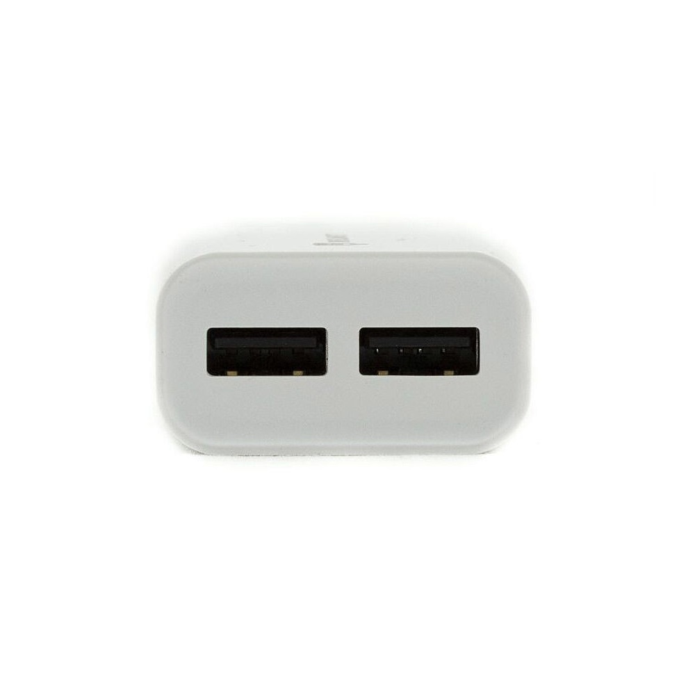 Helmet Wall Charger 2xUSB 2.4A, White - Image 3