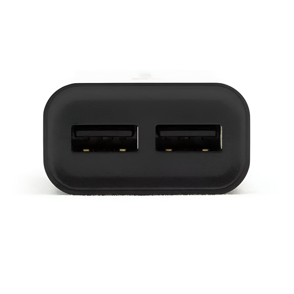 Helmet Wall Charger with Cable USB to Lightning 2xUSB 2.4A, Black - Image 3