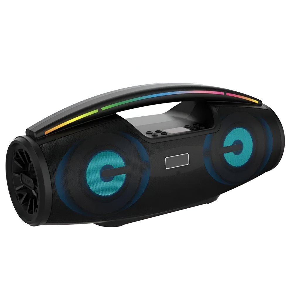 Helmet Wireless Speaker EBS-072 with Microphone, Black - Image 2