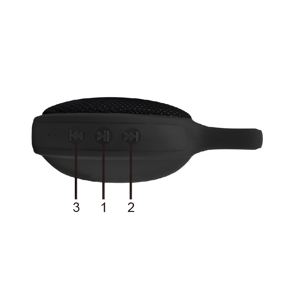 Helmet Bluetooth Speaker (5W) W8025, Black - Image 2