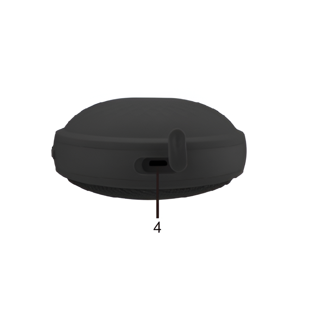 Helmet Bluetooth Speaker (5W) W8025, Black - Image 3