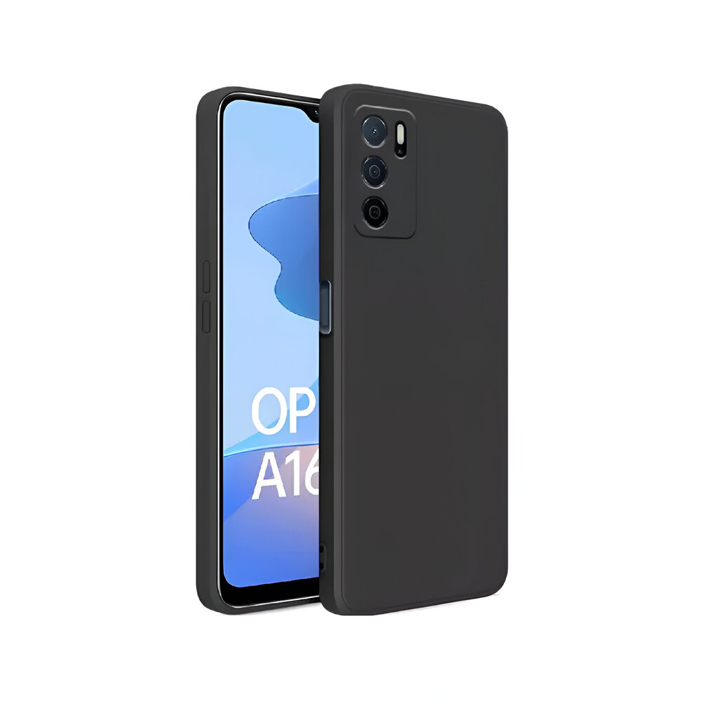 Helmet Case Liquid Silicone Oppo A16/16s, Black