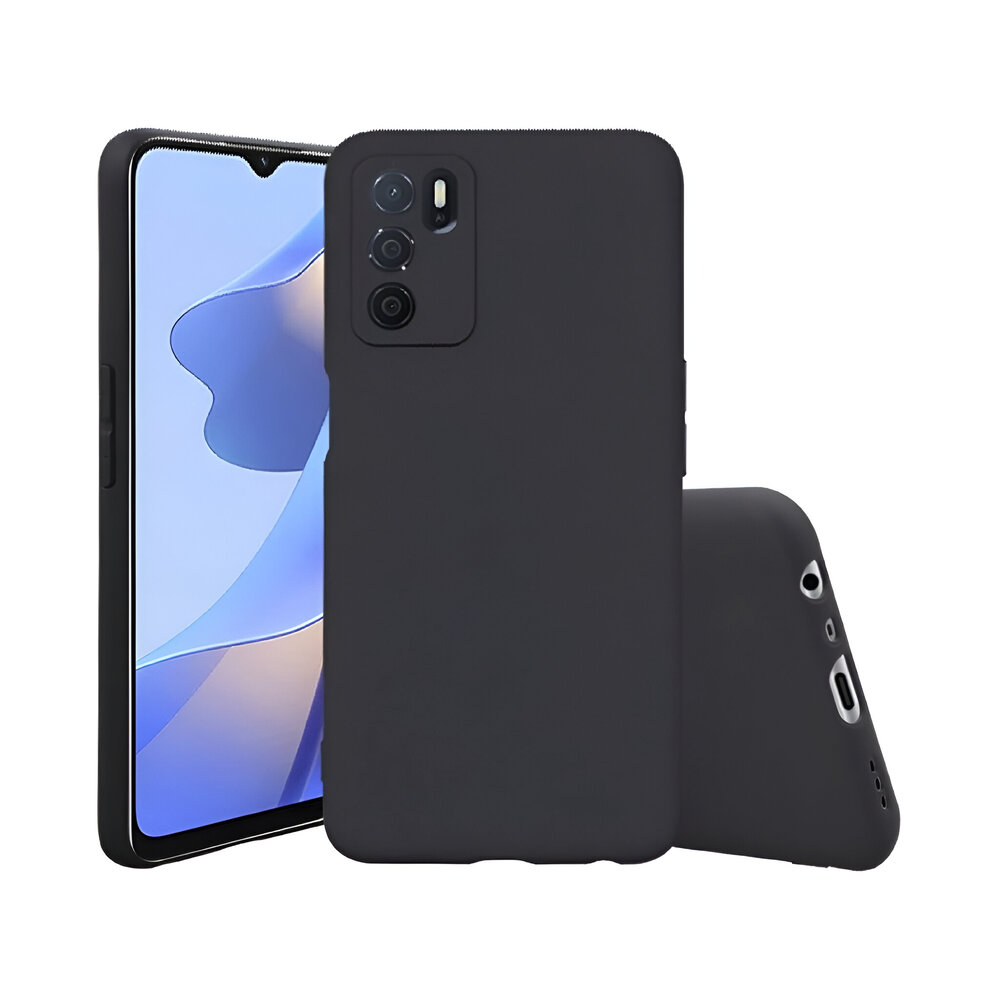Helmet Case Liquid Silicone Oppo A16/16s, Black - Image 2