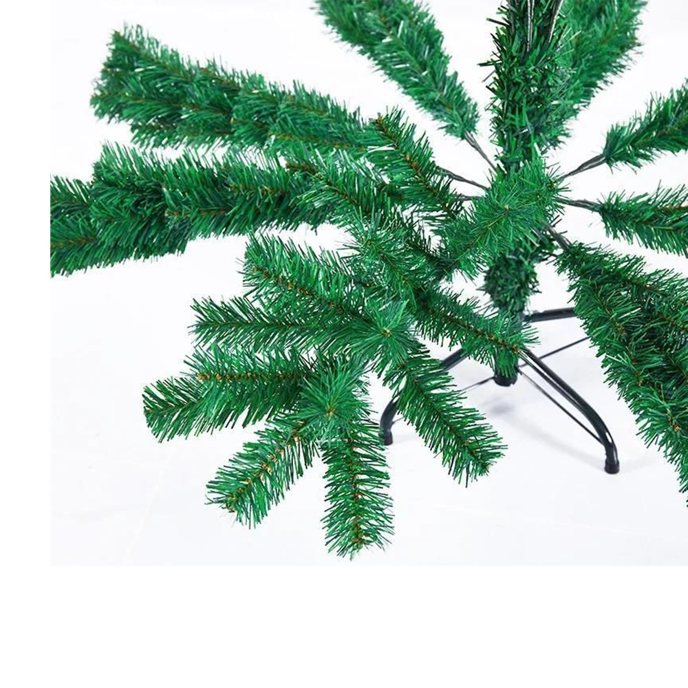 Christmas Green Tree 210cm, 950tips, Metal Stand - Image 2