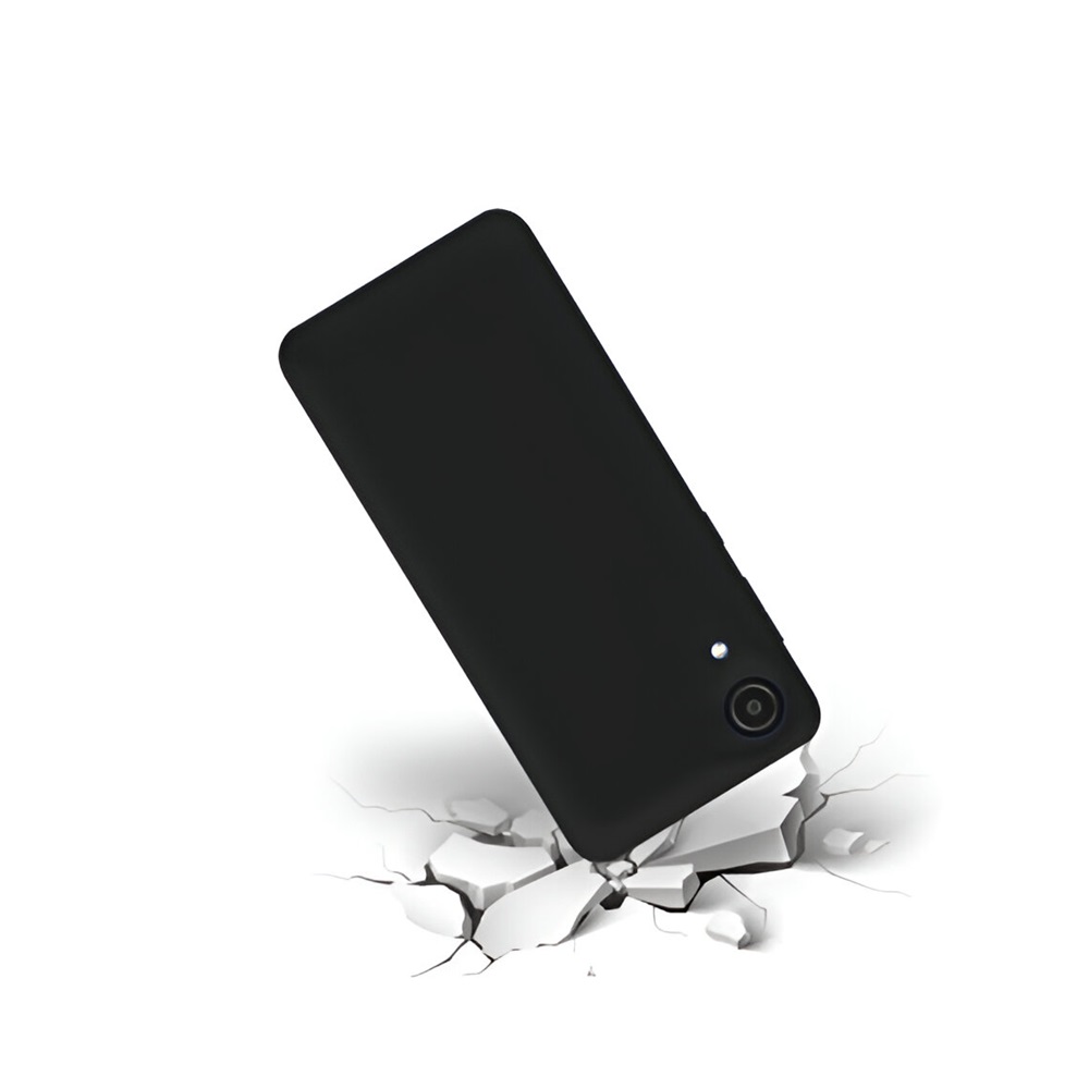 Helmet Case Liquid Silicone Samsung A03 Core, Black - Image 3