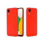 Helmet Case Liquid Silicone Samsung A03 Core, Red