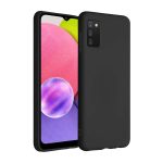 Helmet Case Liquid Silicone Samsung A03s, Black