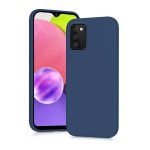 Helmet Case Liquid Silicone Samsung A03s, Blue