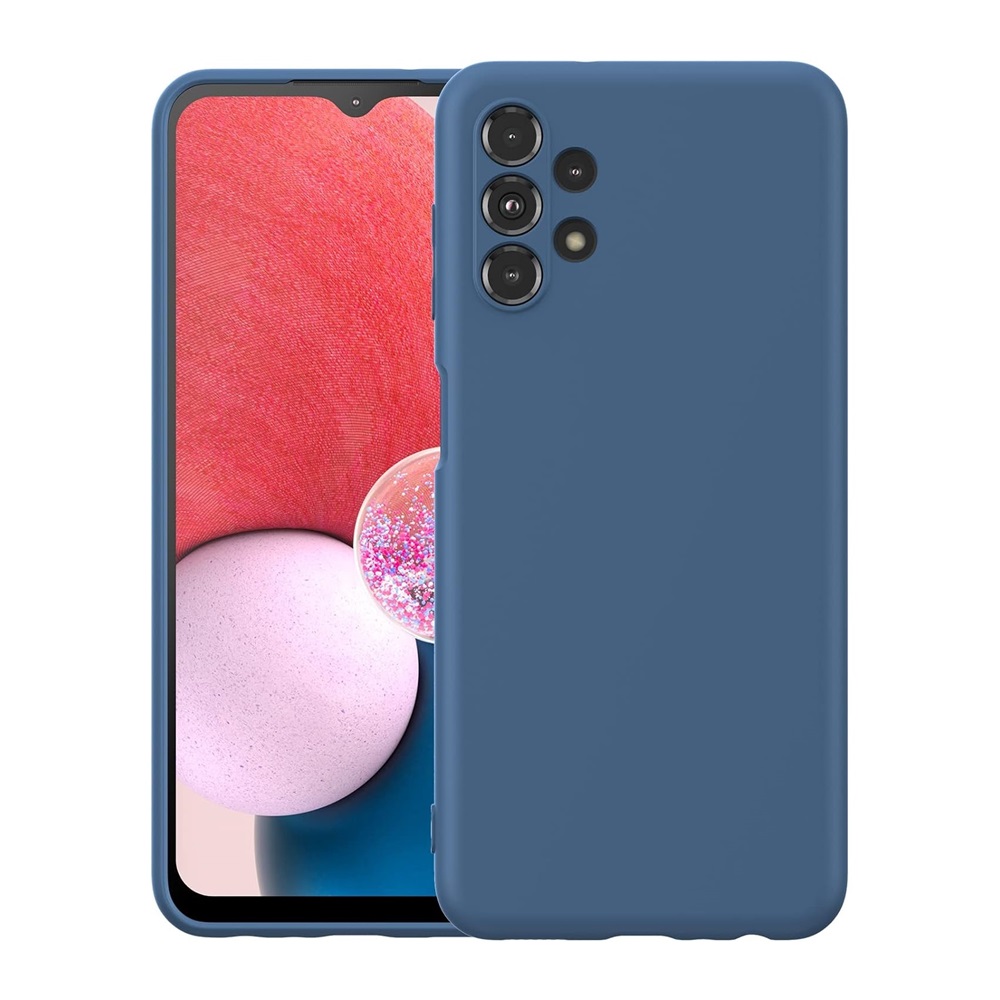 Helmet Case Liquid Silicone Samsung A13, Blue - Image 2