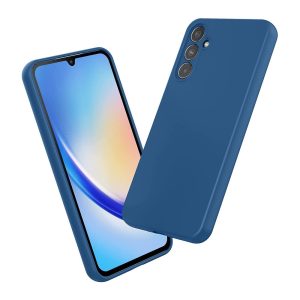 Helmet Case Liquid Silicone Samsung A24, Blue