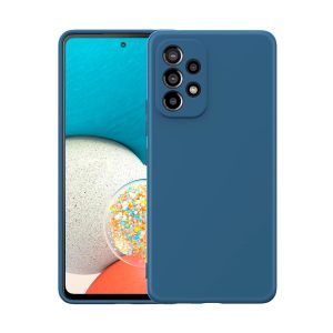 Helmet Case Liquid Silicone Samsung A53, Blue
