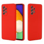 Helmet Case Liquid Silicone Samsung A73, Red