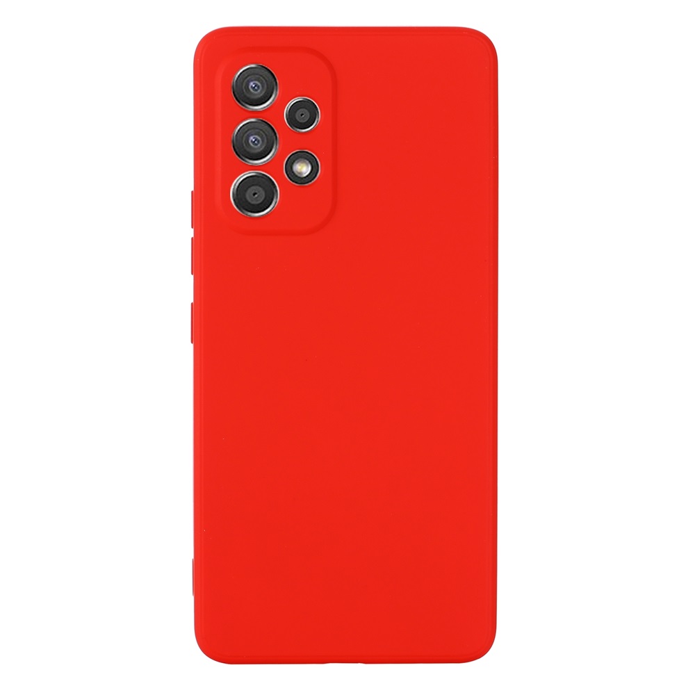 Helmet Case Liquid Silicone Samsung A73, Red - Image 2