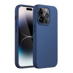 Helmet Case Silicone Soft Touch iPhone 14 Pro, Blue