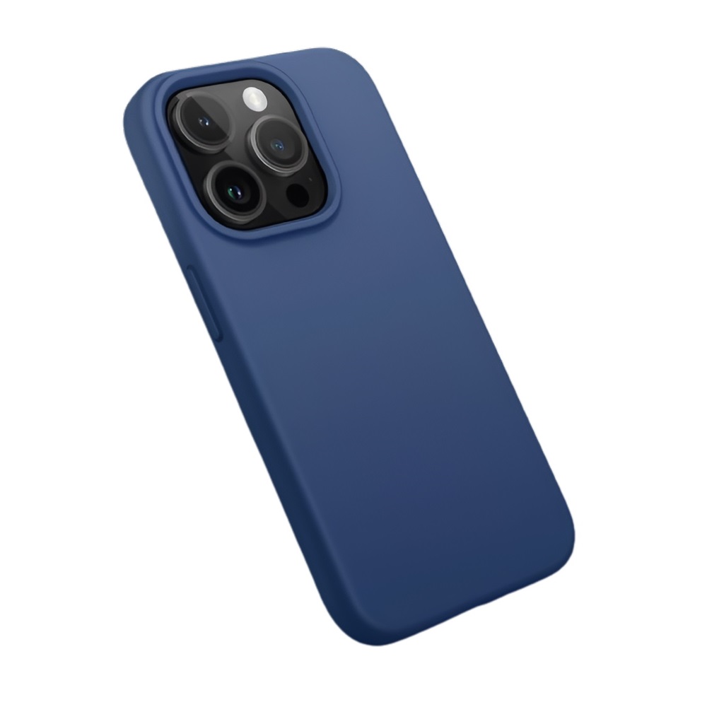 Helmet Case Silicone Soft Touch iPhone 14 Pro, Blue - Image 2