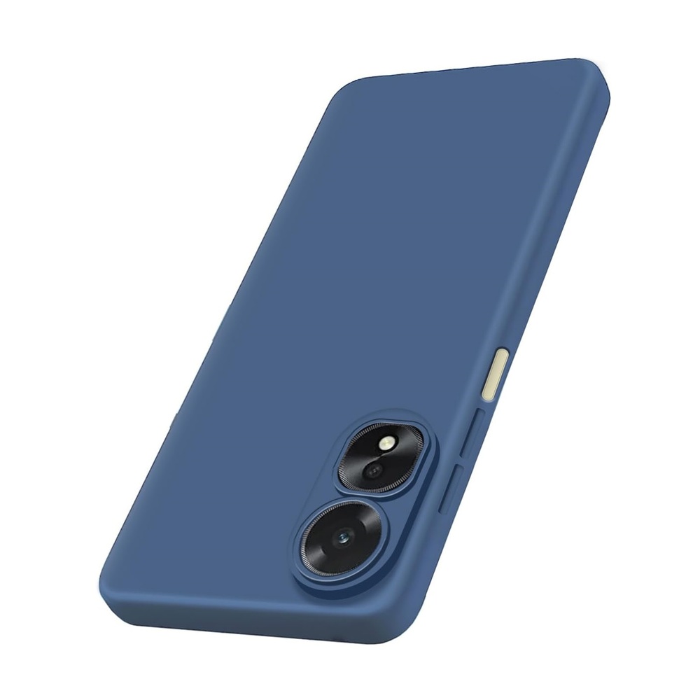 Helmet Case Liquid Silicone Oppo A38, Blue - Image 2