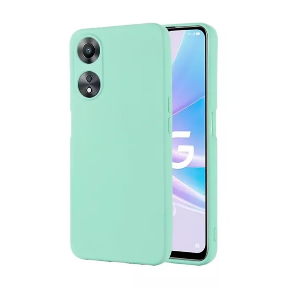 Helmet Case Liquid Silicone Oppo A78 4G, Green - Image 2
