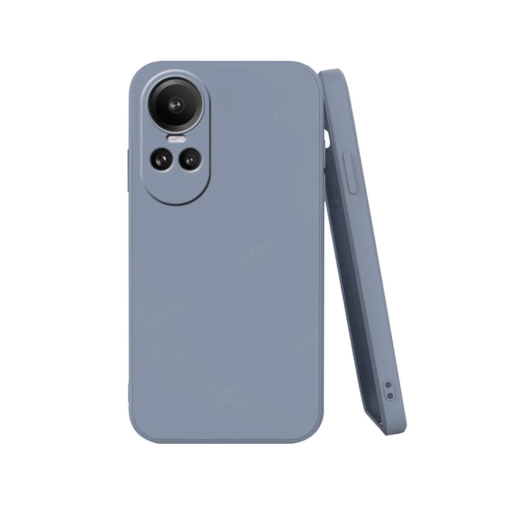 Helmet Case Liquid Silicone Oppo Reno 10 Pro 5G, Purple - Image 4