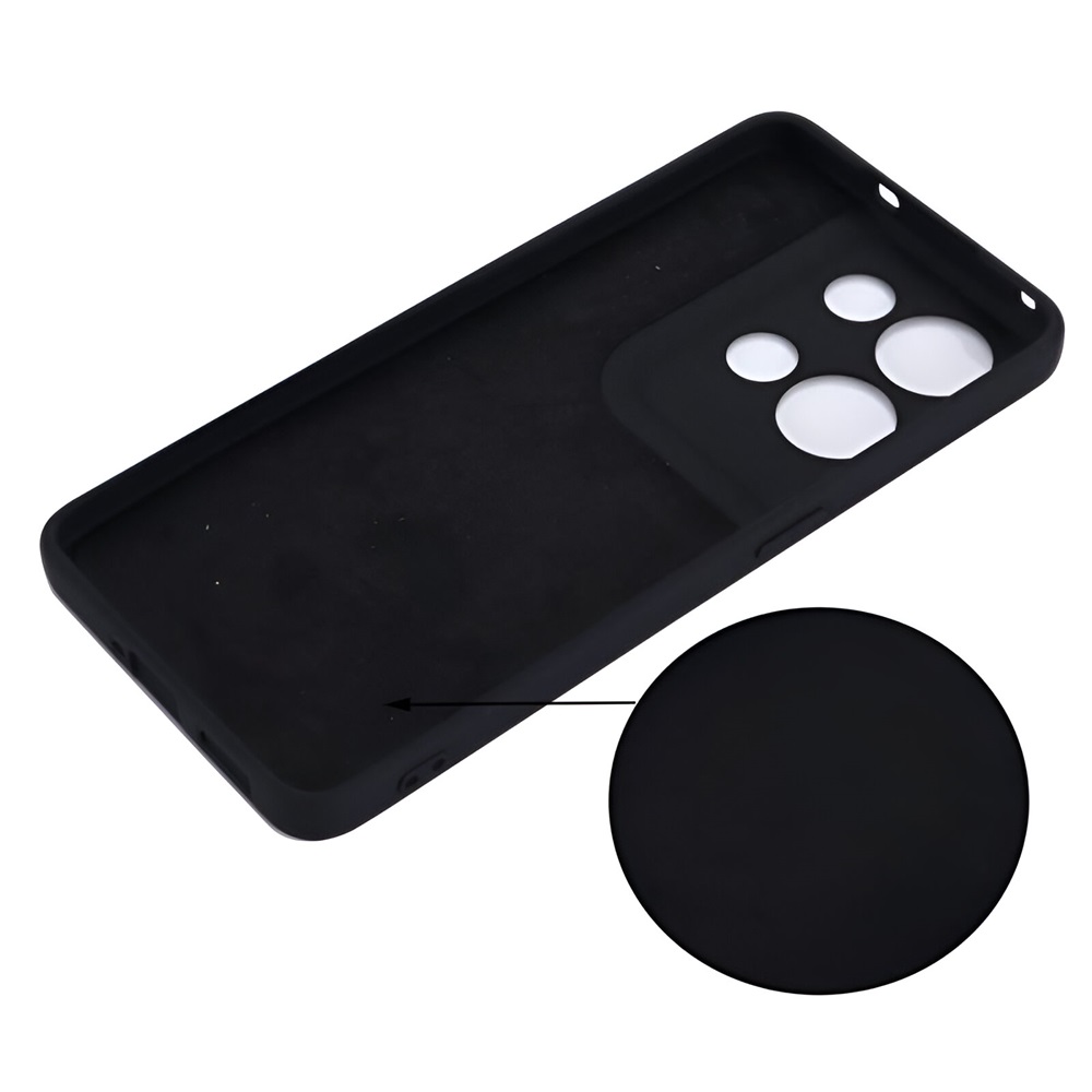 Helmet Case Liquid Silicone Oppo Reno 8 Pro, Black - Image 2