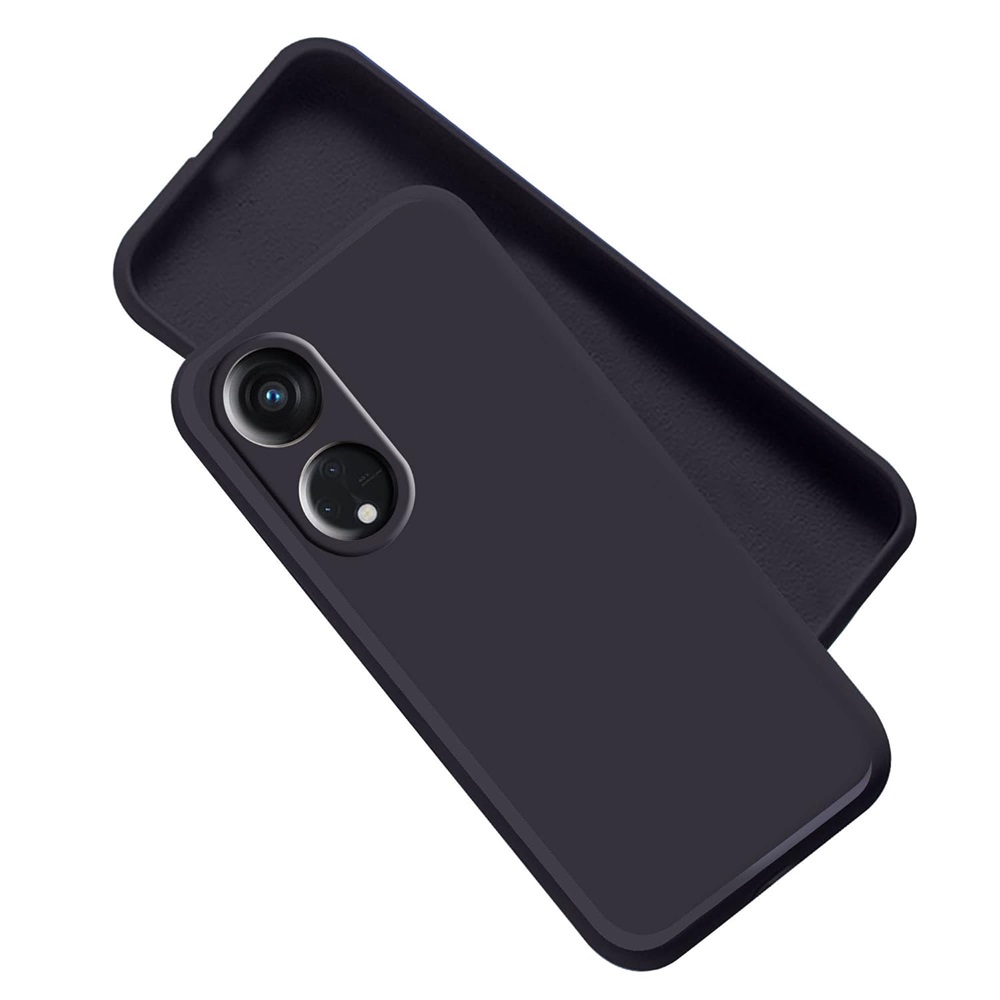 Helmet Case Liquid Silicone Oppo Reno 8T, Black - Image 2