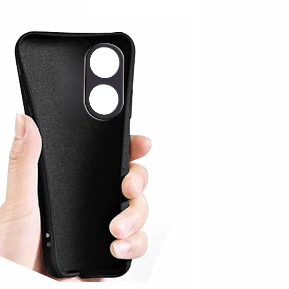 Helmet Case Liquid Silicone Oppo Reno 8T, Black - Image 3