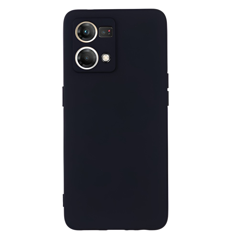 Helmet Case Liquid Silicone Oppo Reno 7, Black