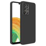 Helmet Case Liquid Silicone Samsung A33, Black