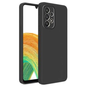 Helmet Case Liquid Silicone Samsung A33, Black