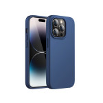Helmet Case Silicone Soft Touch iPhone 14 Pro Max, Blue
