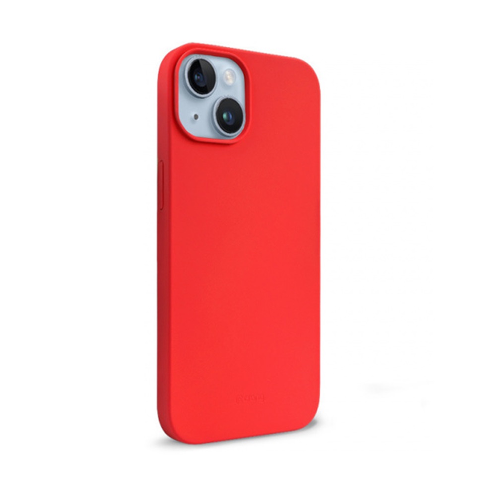 Helmet Case Liquid Silicone iPhone 15 Plus/14 Plus, Red - Image 2
