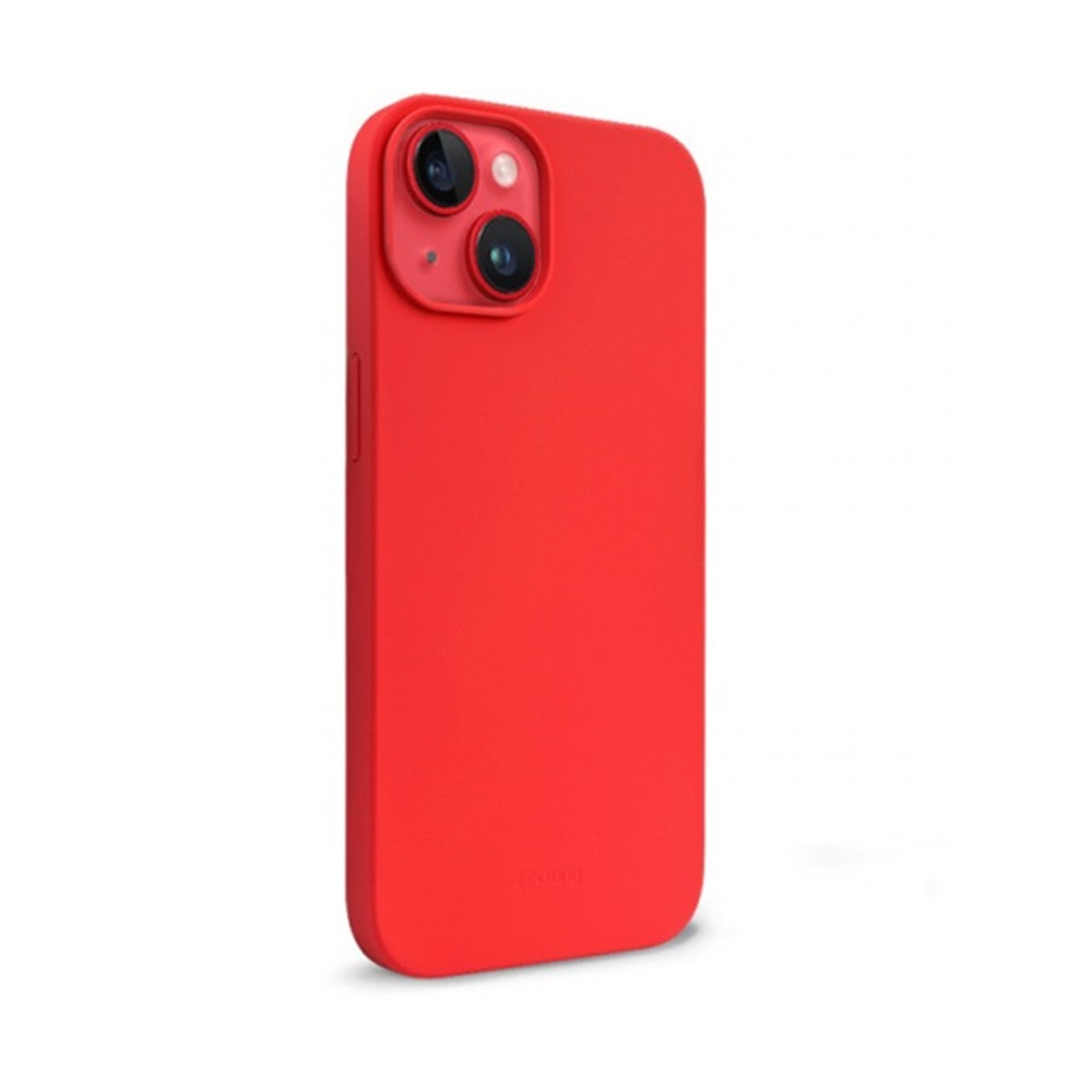 Helmet Case Liquid Silicone iPhone 15 Plus/14 Plus, Red - Image 3