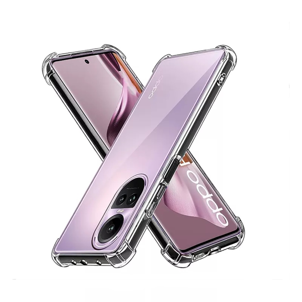 Helmet Case TPU Soft Oppo Reno 10, Clear - Image 2