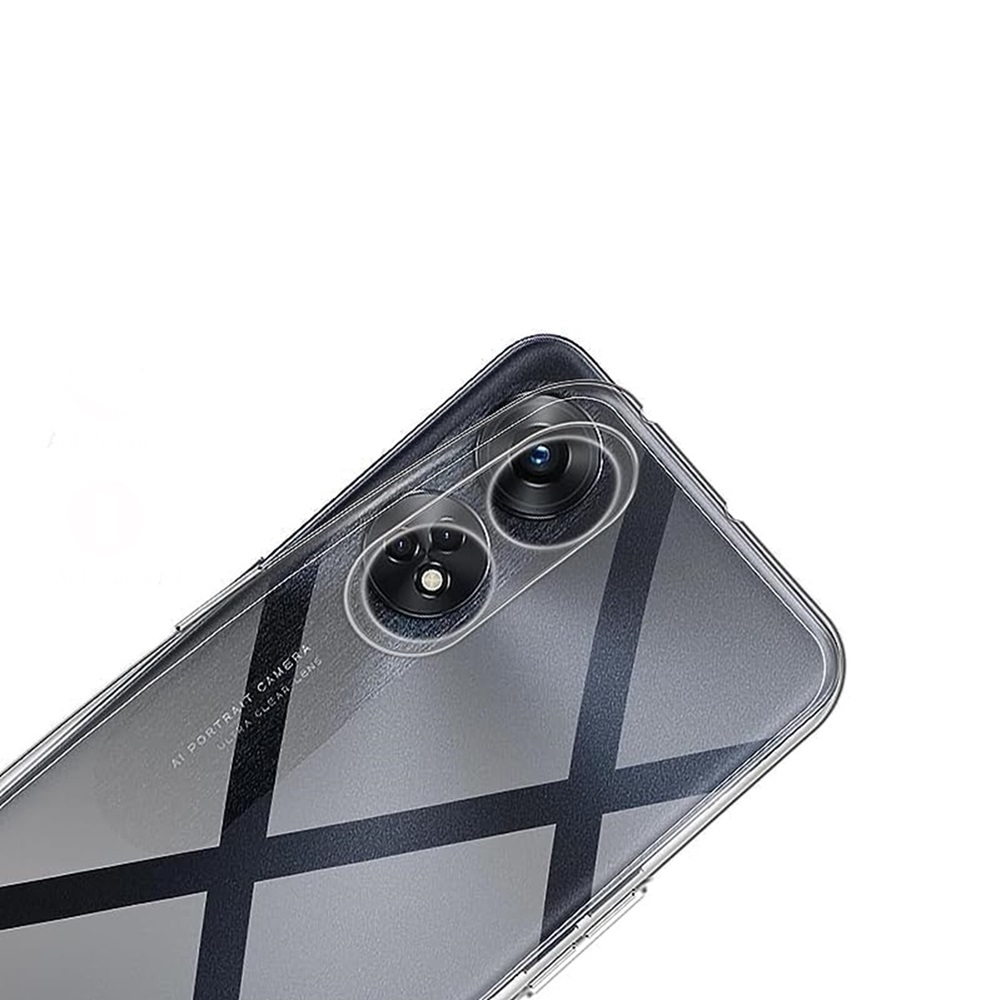 Helmet Case TPU Soft Oppo Reno 8T 4G, Clear - Image 3