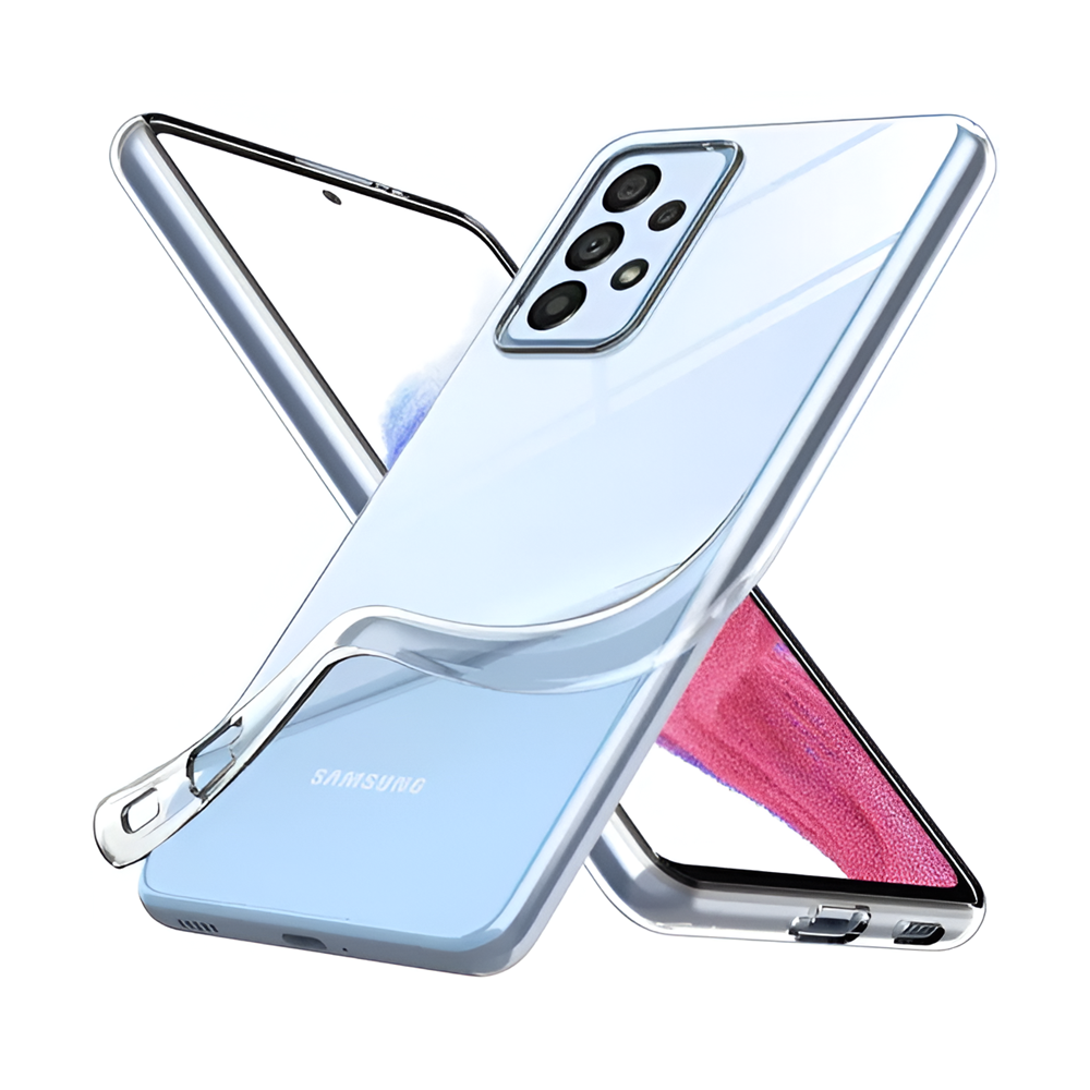 Helmet Case TPU Soft Samsung A53, Clear - Image 2