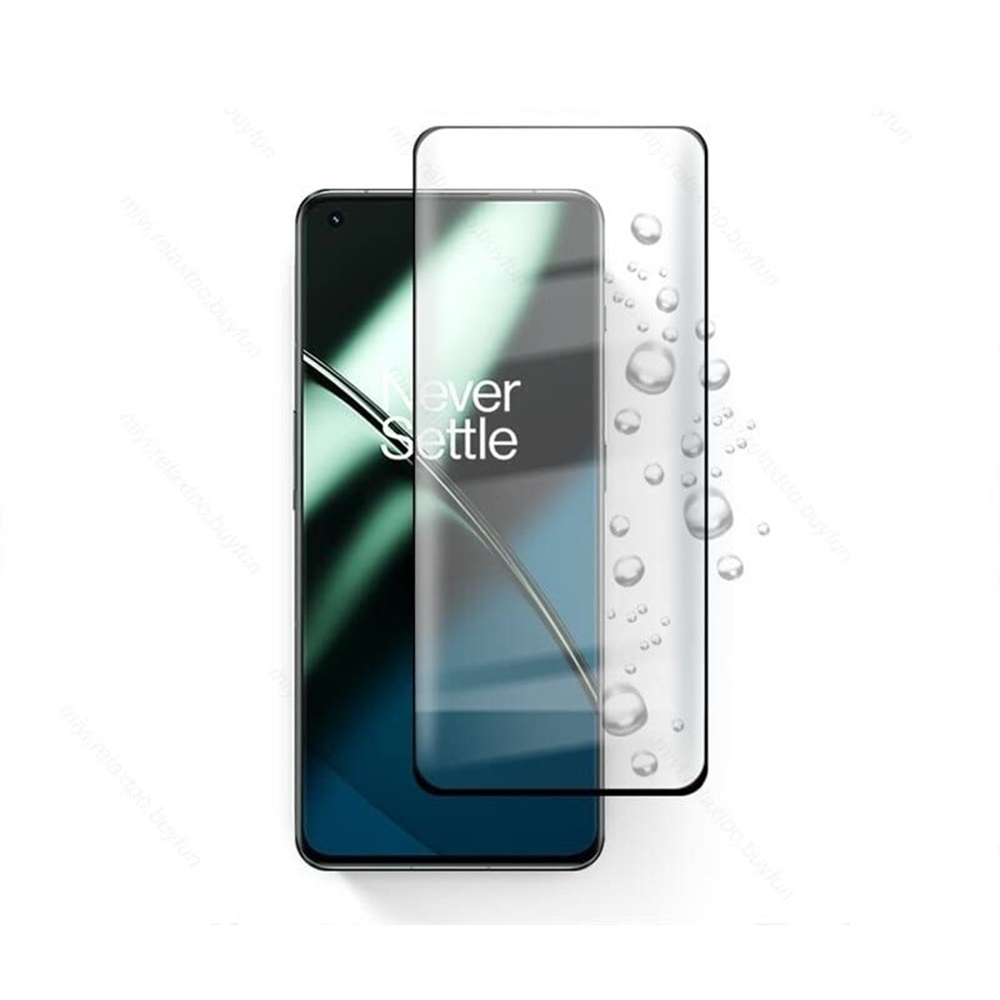 Helmet Diamond Glass 5D OnePlus 11, Black - Image 2