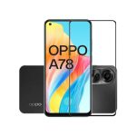 Helmet Diamond Glass 5D Oppo A78 4G/8T, Black