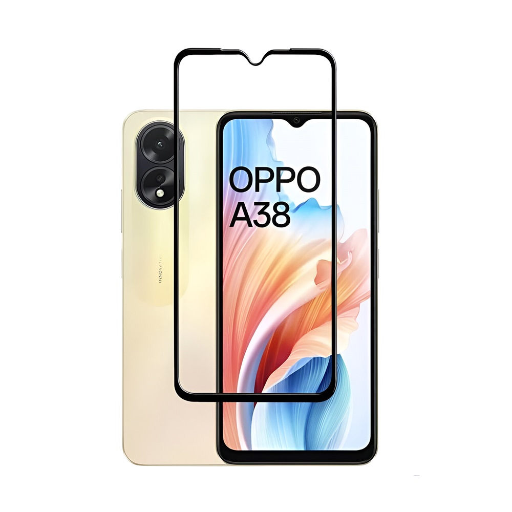 Helmet Diamond Glass 5D Oppo A38 4G, Black